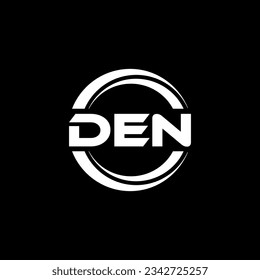 DEN Logo Design, Inspiration für eine einzigartige Identität. Modernes Eleganz und kreatives Design. Markieren Sie Ihren Erfolg mit dem Markieren dieses Logos.