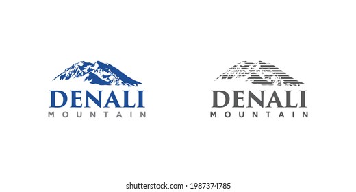 Denali mountain design illustration vector eps format , suitable for your design needs, logo, illustration, animation, etc.