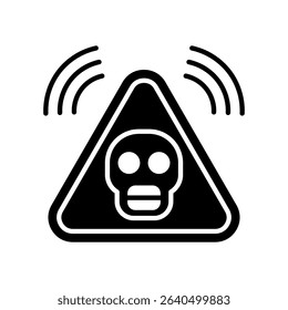Denger Icon Glyph Vector Illustration