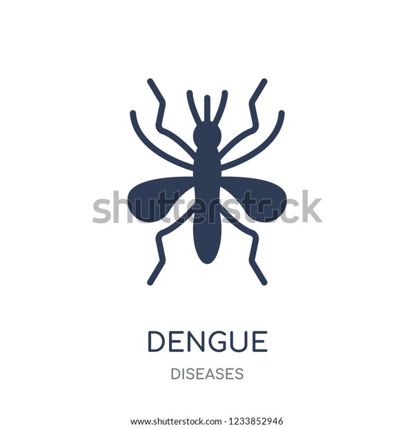 Dengue Icon Dengue Filled Symbol Design Stock Vector (Royalty Free ...