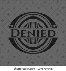 Denied black emblem