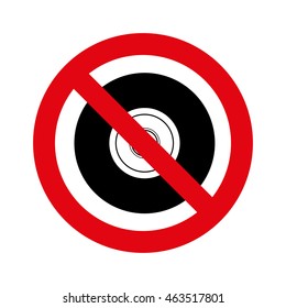 denied circle red prohibited icon vector illustration design