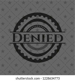 Denied dark badge