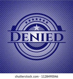 Denied denim background