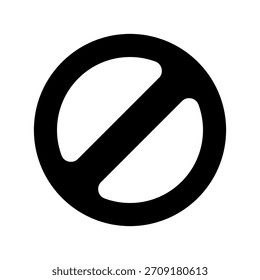 Denied Icon Vector Symbol Design Illustration