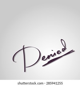Denied paint