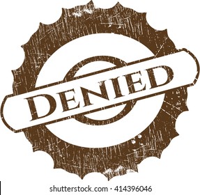 Denied rubber seal