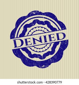 Denied rubber seal