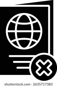 Denied vector icon. Can be used for printing, mobile and web applications.