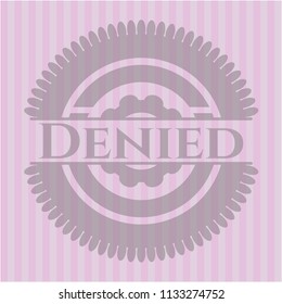 Denied vintage pink emblem