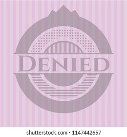 Denied vintage pink emblem