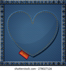 denim background design, vector illustration