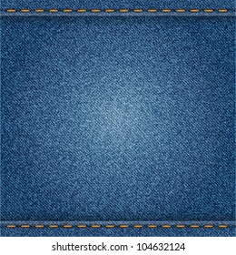Denim background. Vector eps10 illustration.