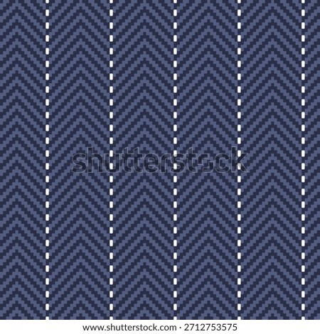 Denim blue color pattern fabric