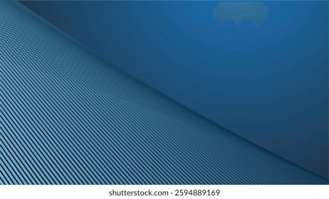Denim blue gradient with curve line abstract background for backdrop