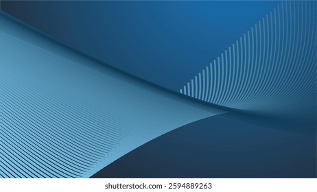 Denim blue gradient with curve line abstract background for backdrop