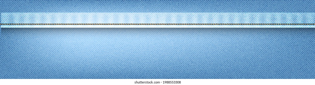 Denim, blue jeans texture background. Realistic denim texture, grunge print