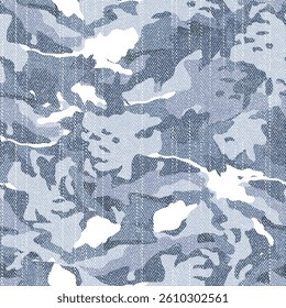 denim camouflage textures pattern on textures background