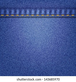 textura de tela denim con costura