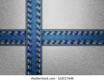 Denim Finland flag