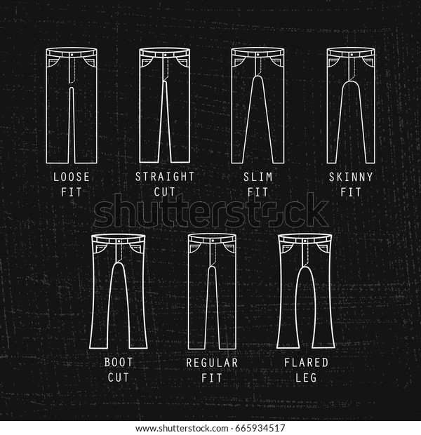 different types of fits in jeans