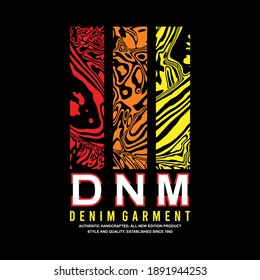 denim garment slogan, design typography, t-shirt graphics, vectors