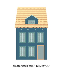 Denim House vector