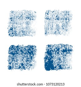Denim  imprint. Vector texture on white background