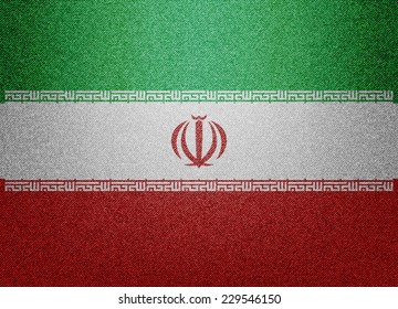 denim Iranian flag
