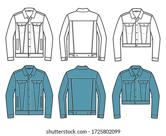 design jaket denim