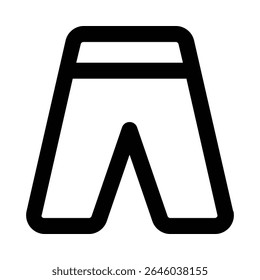 editierbarer Vektor für das Symbol der Denim-Zeile