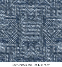 denim patchwork pattern on textures background