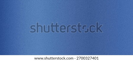Denim pattern, blue fabric jeans background. Cotton material cloth, abstract jean texture, retro denim classic bg. Traditional color casual banner. Vector illustration