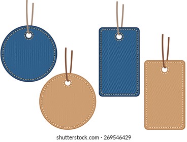 Denim tags