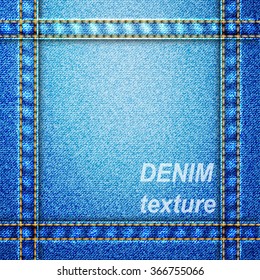 Denim texture blue background,vector illustration, eps10
