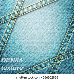 Denim texture blue background,vector illustration, eps10
