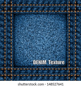 Denim texture. EPS10 vector