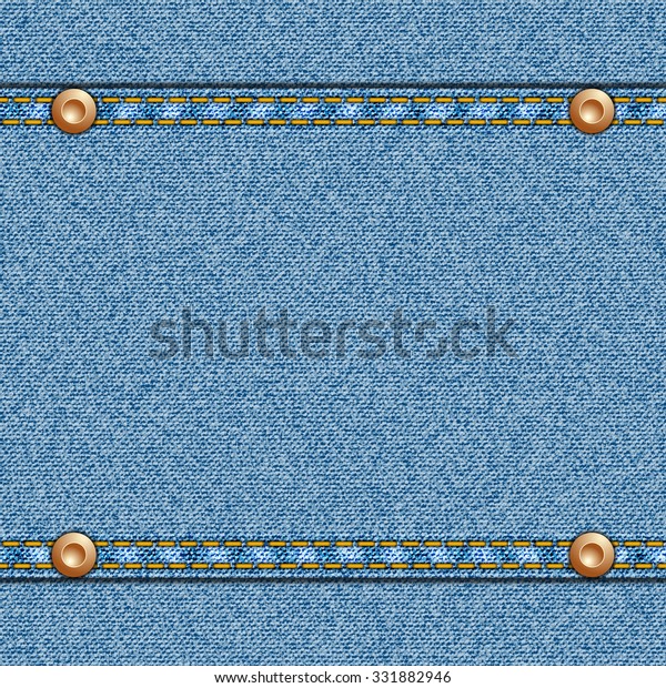 Denim Texture Seamless Vector Center Space Stock Vector (Royalty Free ...