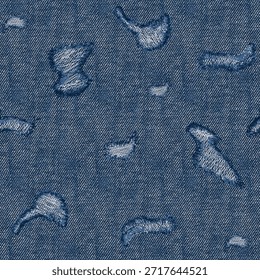 Patrón de fondo de texturas de mezclilla sobre fondo de texturas