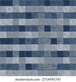 denim textures patchwork pattern textures background