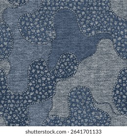 denim textures patchwork pattern on textures background