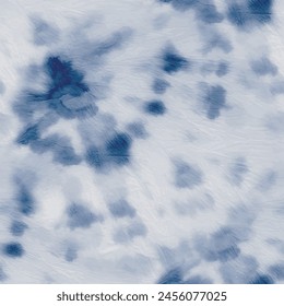 Denim Tie Dye Boho. Navy Grunge Tie Dye. Grunge Batik. Round Seamless Print. Tie Dye Circle Swirl. Vector Traditional Repeat. Spiral Dyed Background. Blue Swirl Background. Seamless Stripe Pattern.