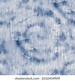 Denim Tie Dye Paint. Round Abstract Print. Blue Swirl Watercolor. Vector Old Background. Grunge Print. Navy Grunge Tie Dye. Tie Dye Circle Swirl. Seamless Pastel Tye Dye. Spiral Traditional Repeat.