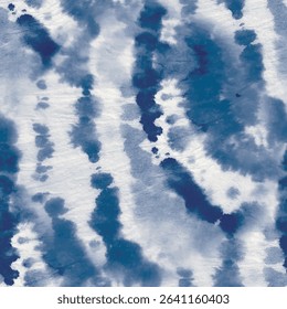 Denim Tie Dye Shirt. Blue Spot Splatter. Navy Grunge Repeat. Seamless Pastel Texture. Grunge Batik. Splash Traditional Tie Dye. Tie Dye Print Mark. Dirty Gradient Circle. Vector Old Background.