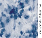 Denim Tie Dye Swirl. Spiral Seamless Tie Dye. Seamless Pastel Tie Die. Tie Dye Circle Swirl. Blue Seamless Print. Navy Grunge Repeat. Blue Swirl Background. Tiedye Peace. Vector Dyed Pattern.