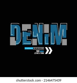 Denim t-shirt and apparel design