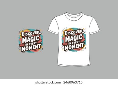 Denim typography t shirt design