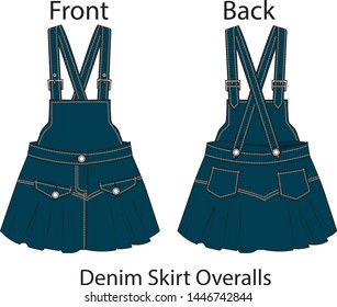 denim vector for girl template