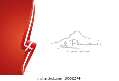 Denmark abstract brochure cover poster background vector