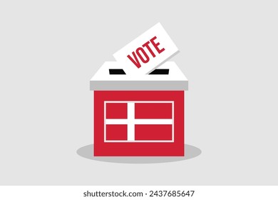 Concepto de ilustración vectorial plana y minimalista. Votar Elecciones de Arte Conceptual.